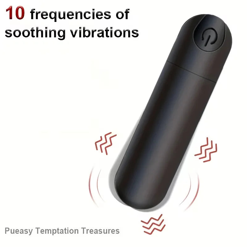 Vibrador recargable con 10 Frecuencias