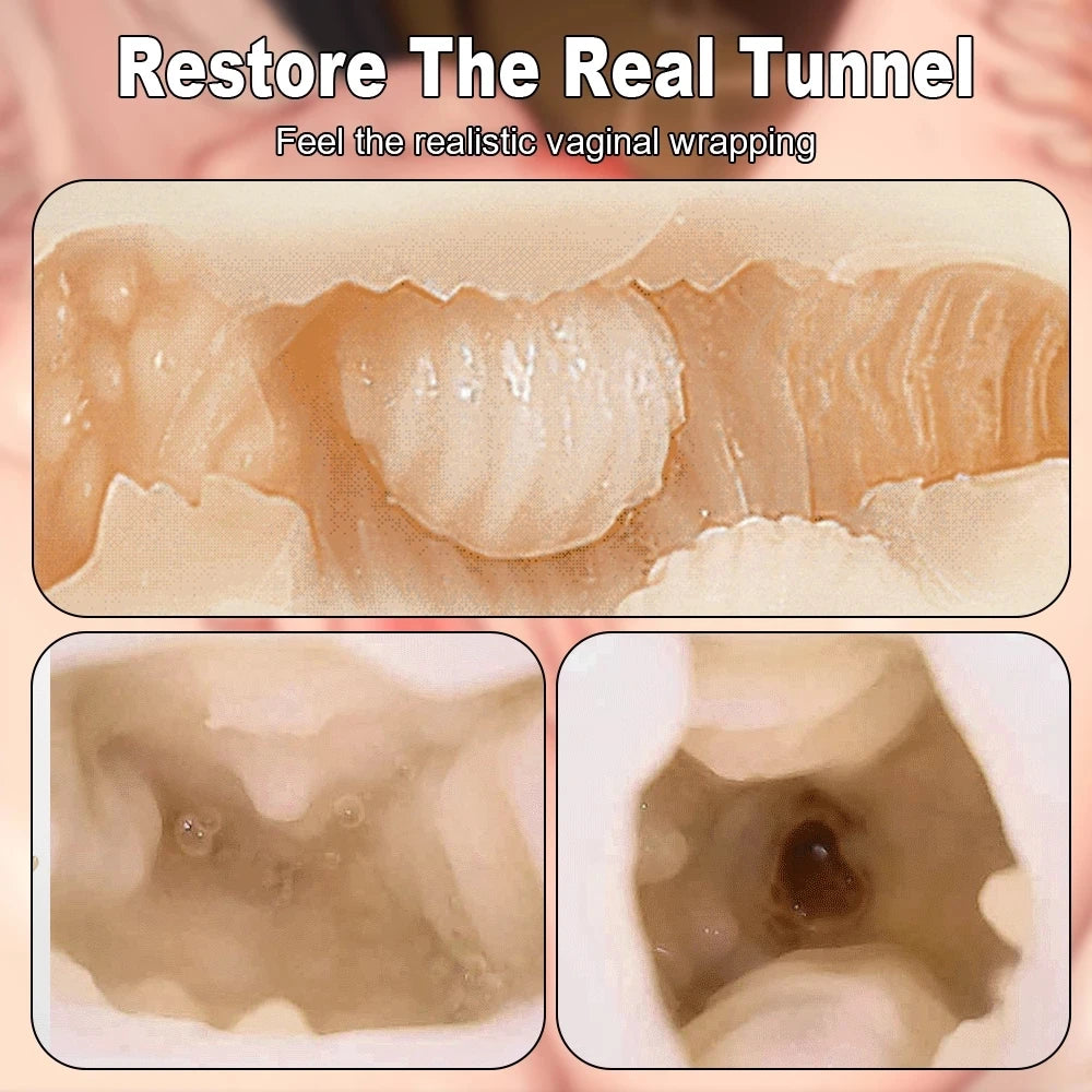 Vagina realista, Masturbador masculino suave de silicona
