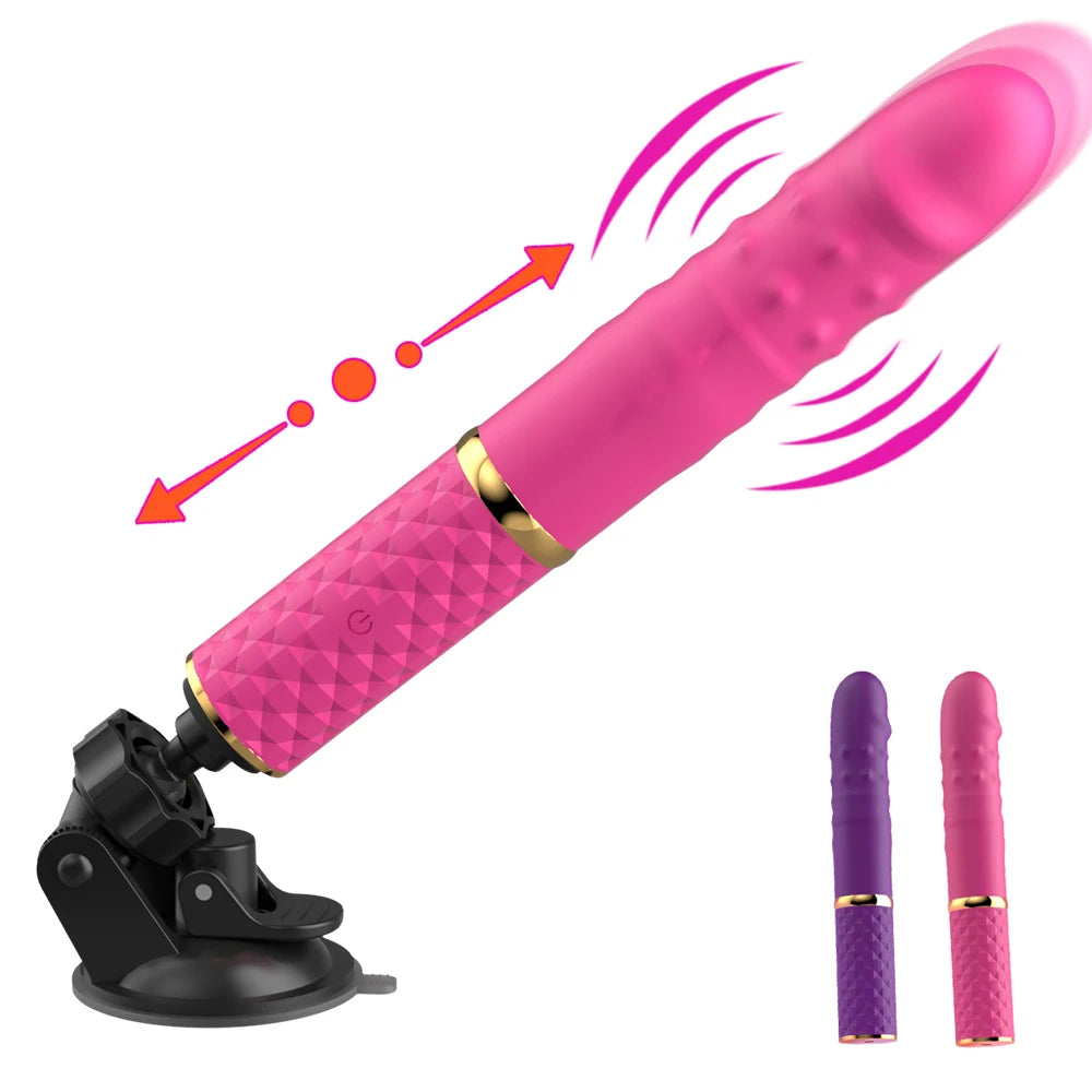 Dildo Vibrador Telescopico para mujeres principiantes
