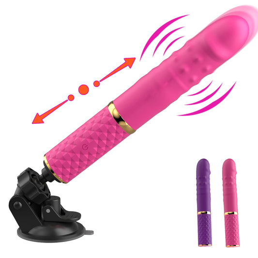 Dildo Vibrador Telescopico para mujeres principiantes