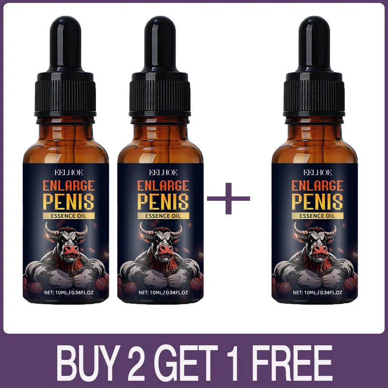 Aceite escencial para aumentar el tamaño y grueso del pene
