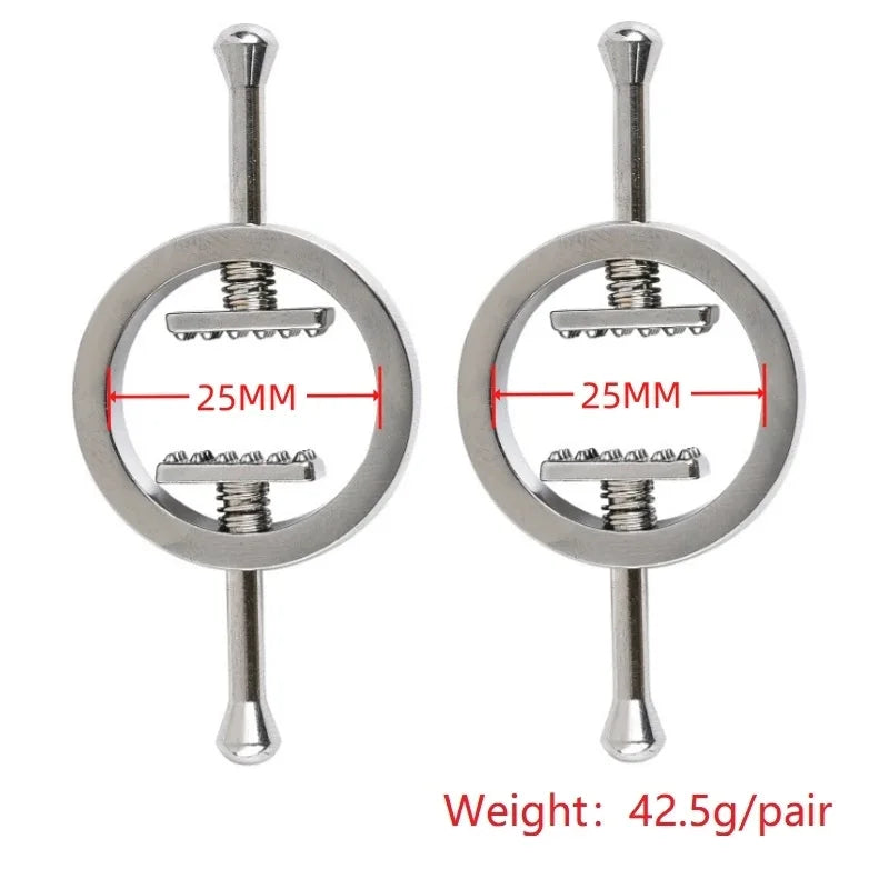 Set de Pinzas con cadenas para pezones Bondage