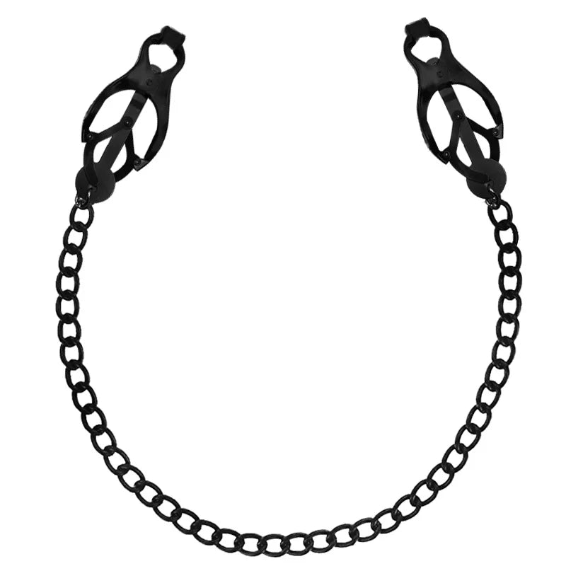 Set de Pinzas con cadenas para pezones Bondage