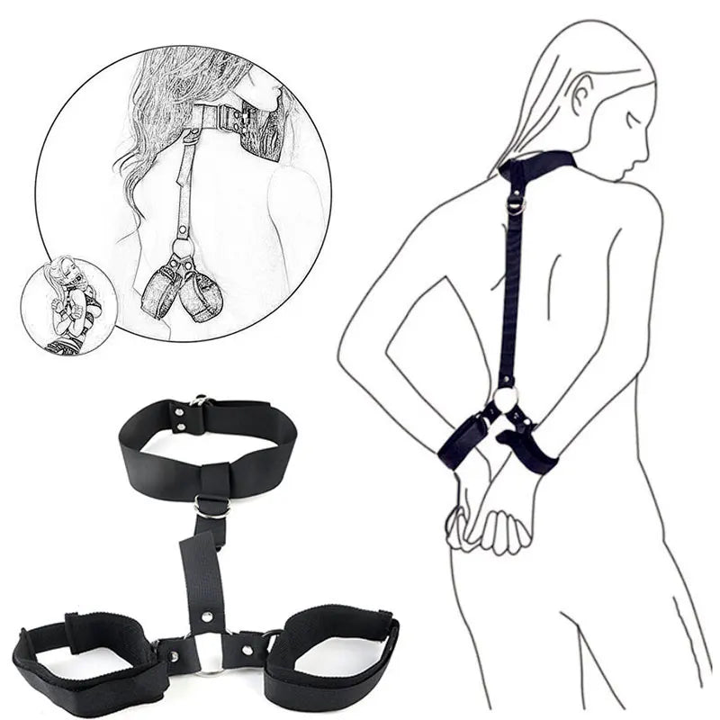 Esposas y Correas ajustables para BDSM Bondage
