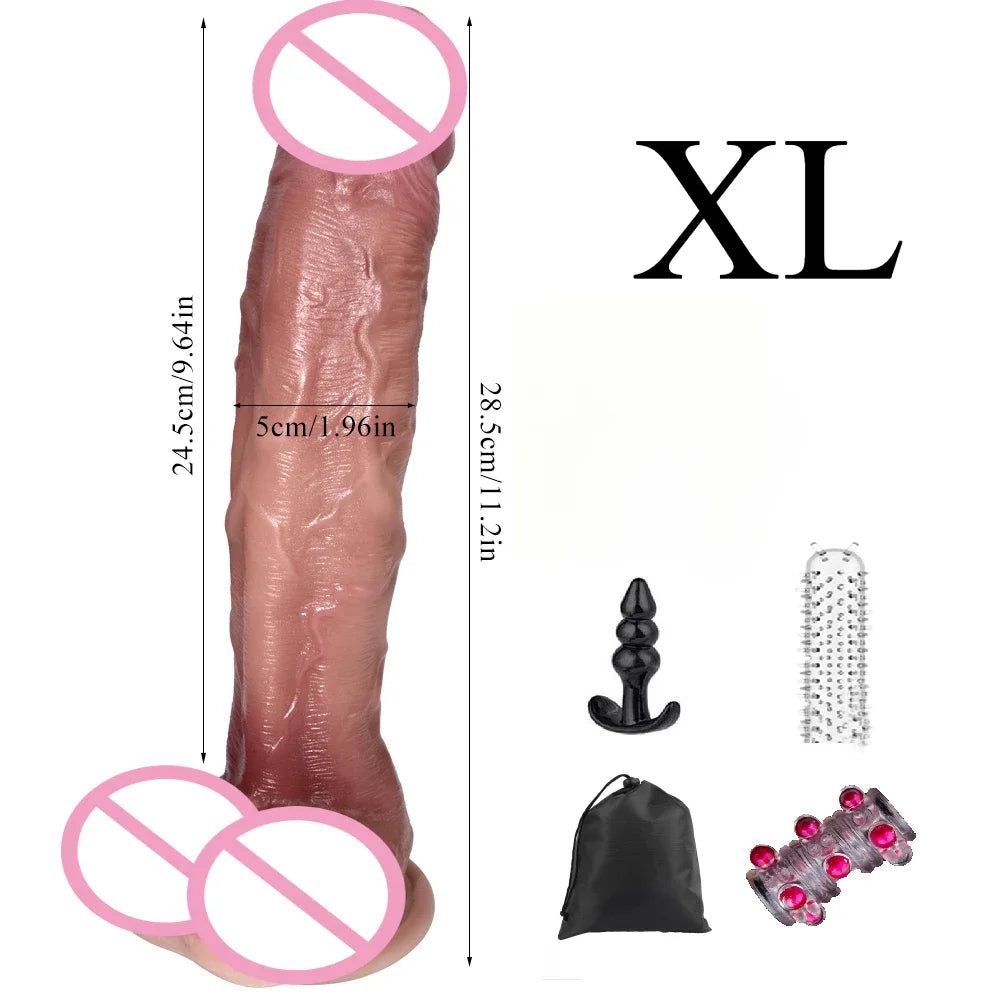 Dildos Realitas de Silicona para mastirbación y penetración erótica