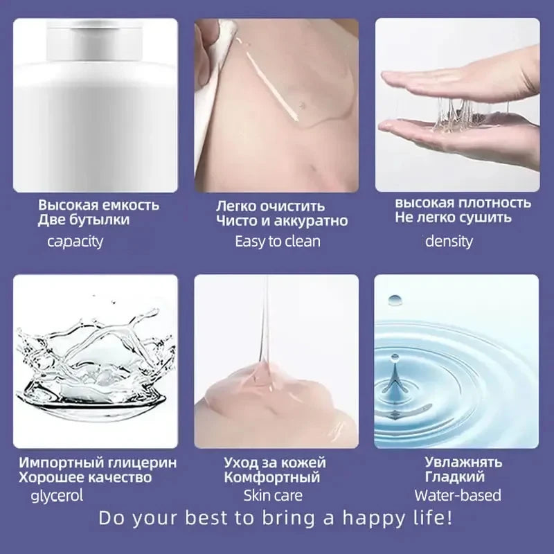 Lubricante en Gel, Aceite basado en agua para todo tipo de lubricación