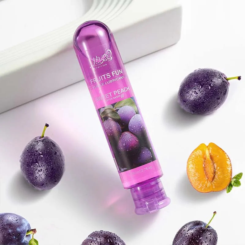 Lubricante en gel sabor a frutas para mayor placer anal y oral