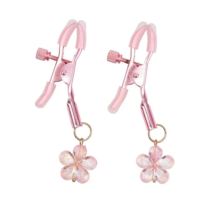 Set de Pinzas con cadenas para pezones Bondage