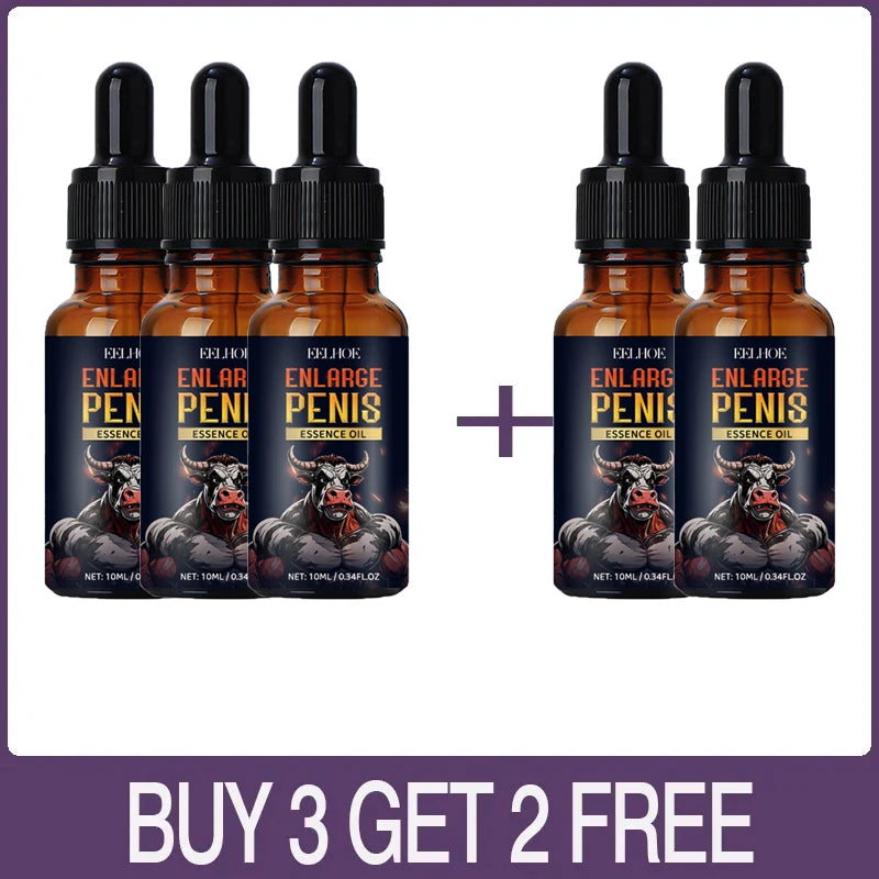 Aceite escencial para aumentar el tamaño y grueso del pene