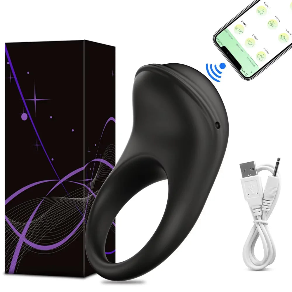 Anillo vibrador para Hombres retardante de la eyaculación
