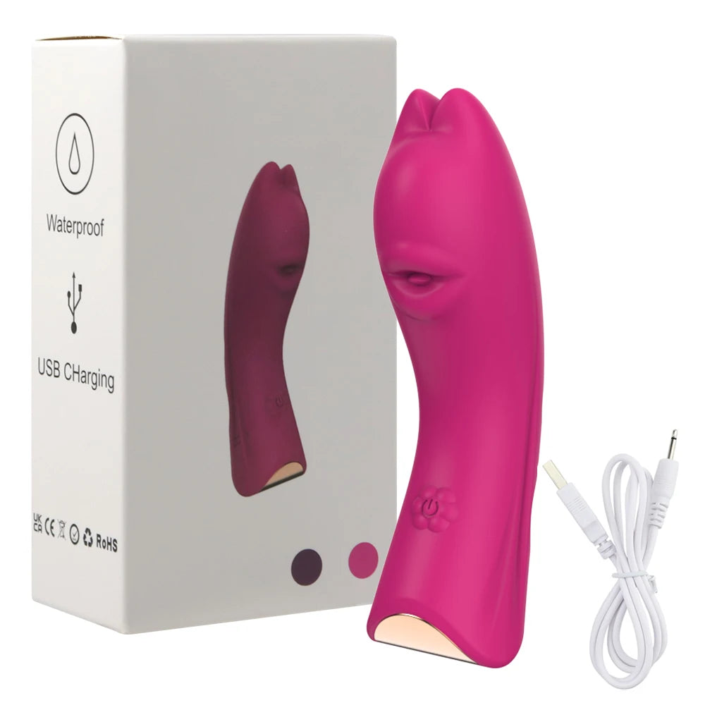 Vibrador de dedo para punto G, Clitoris y Pezones para masajes de estimulación femenino y parejas