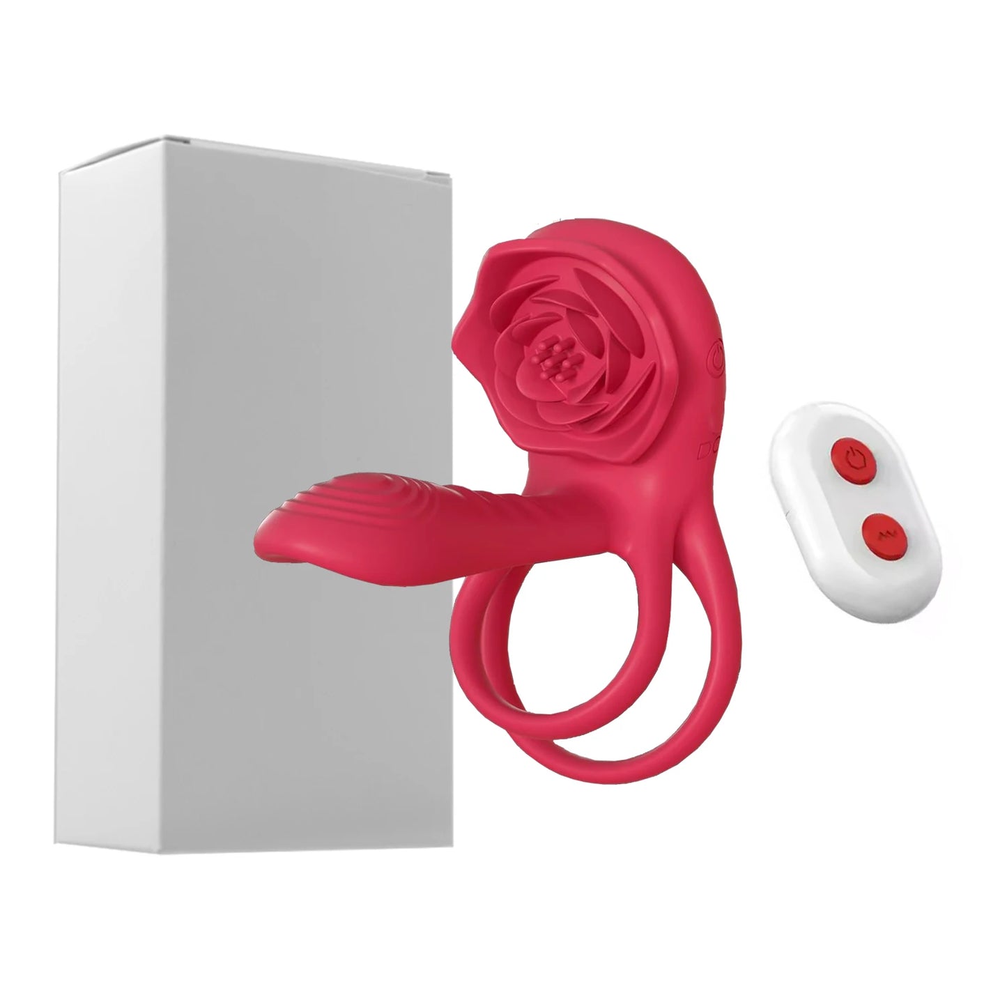 Anillo y pene vibrador para mejorar el placer