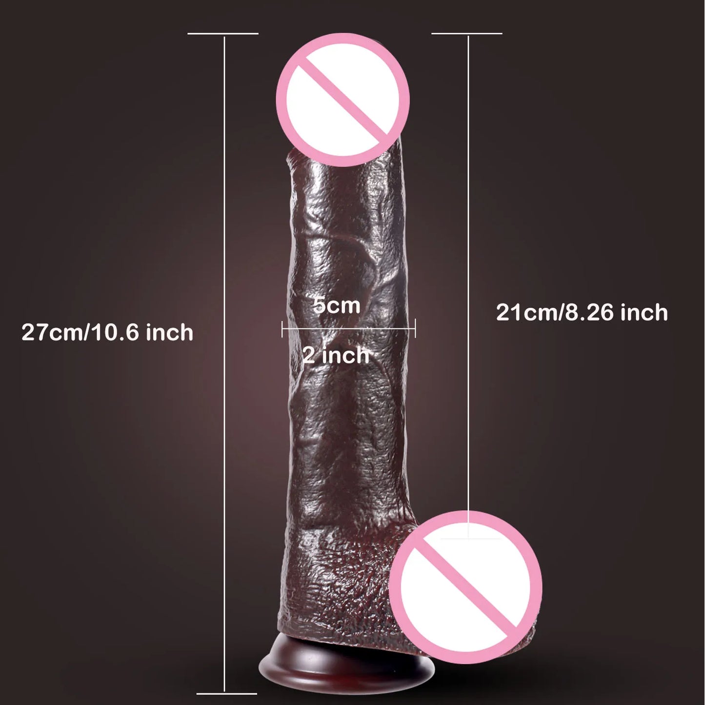Dildo Usable y realista de piel para mujeres