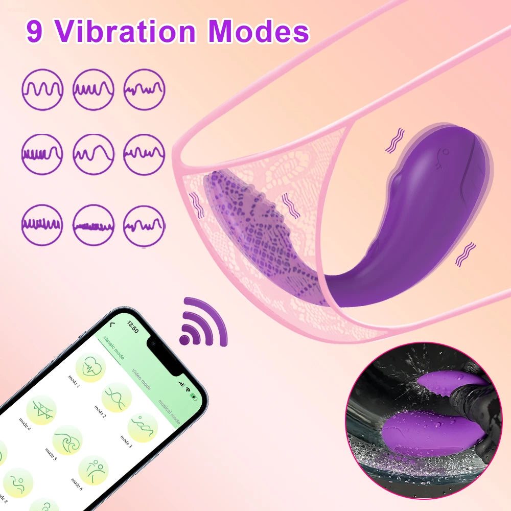 Vibrador Wireless para estimulación femenina