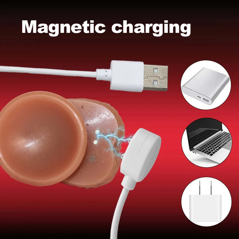 Dildo Telescopico Vibrador Rotador para mujeres