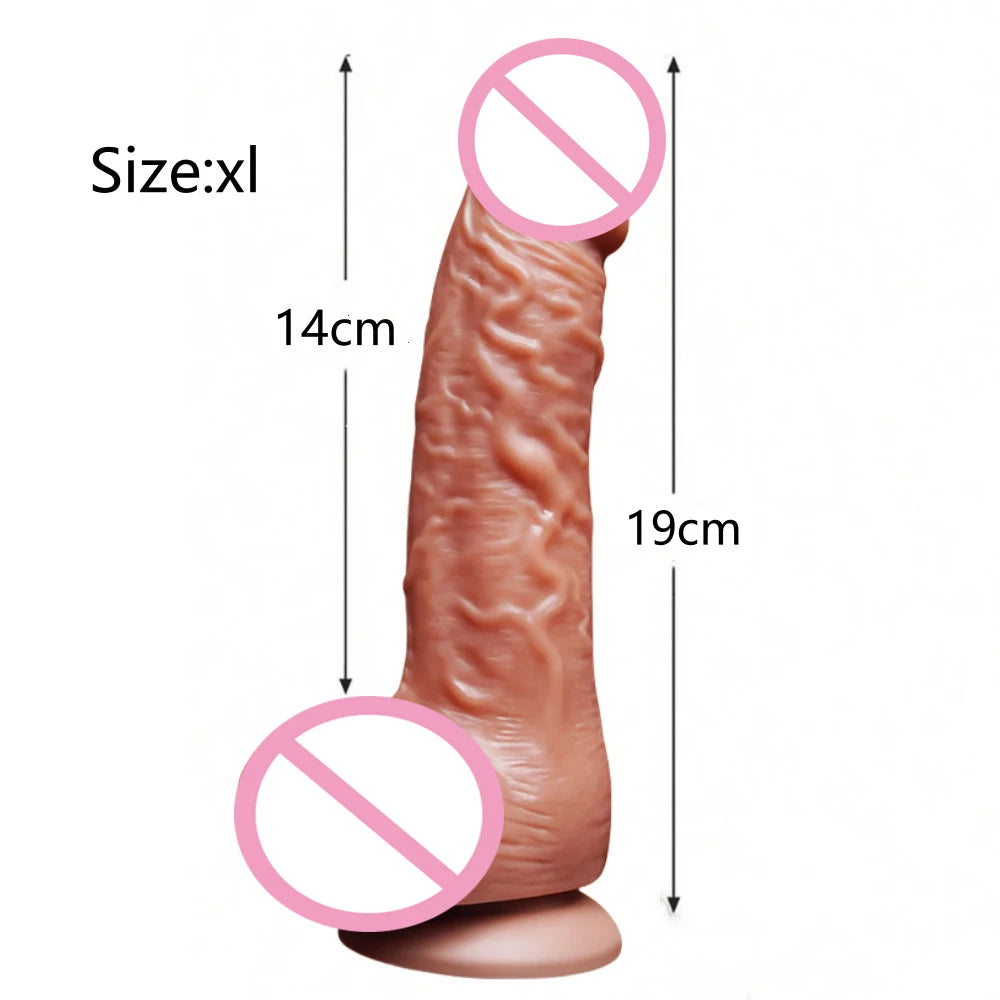 Dildo suave y realista G-spot para estimulación
