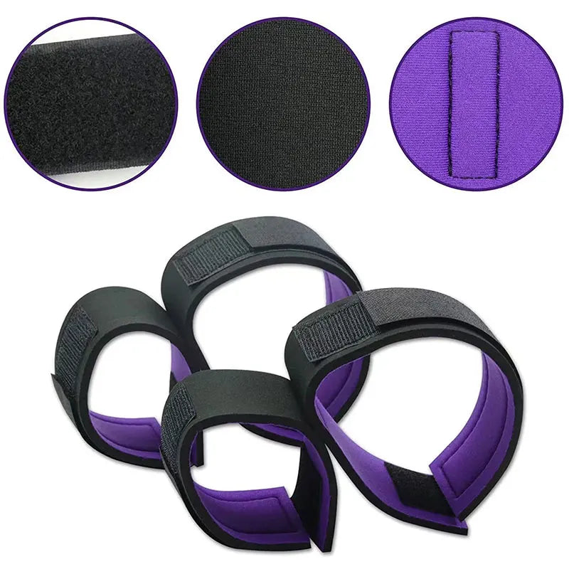 Esposas acolchadas BDSM Bondage de muñecas y tobillos