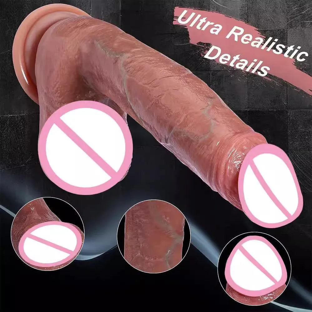 Dildos Realitas de Silicona para mastirbación y penetración erótica