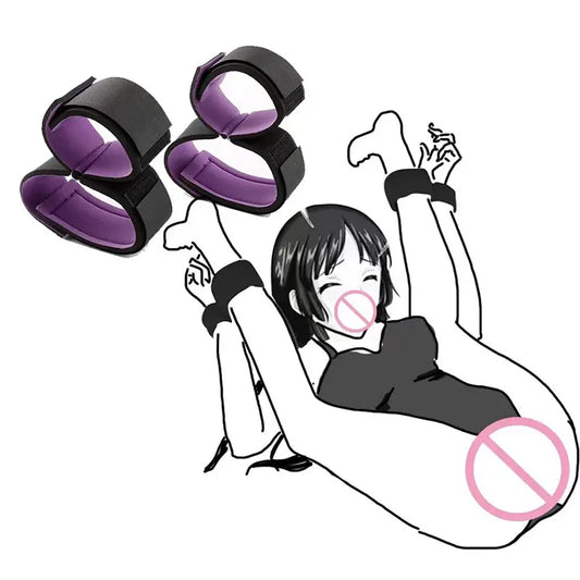 Esposas acolchadas BDSM Bondage de muñecas y tobillos