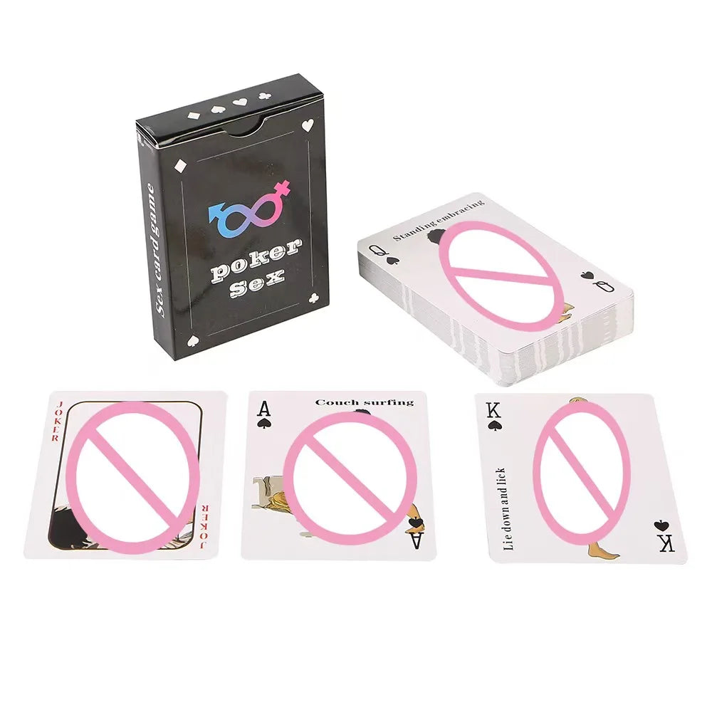 Juego de Cartas de Posturas de Sexo