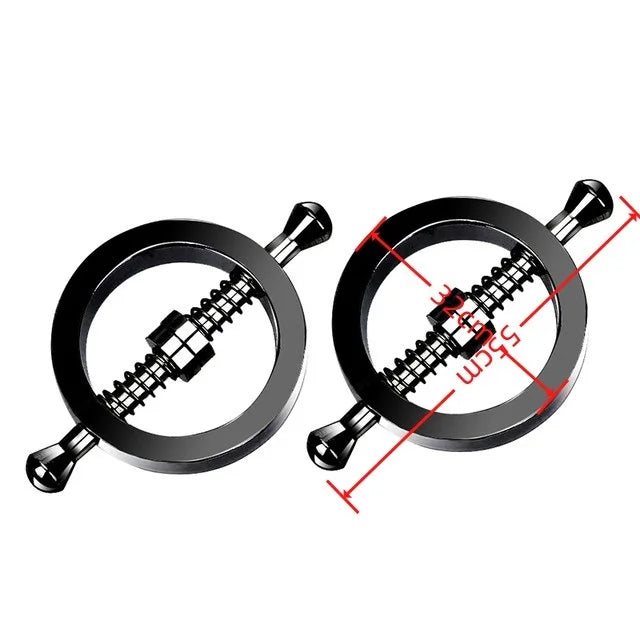 Set de Pinzas con cadenas para pezones Bondage