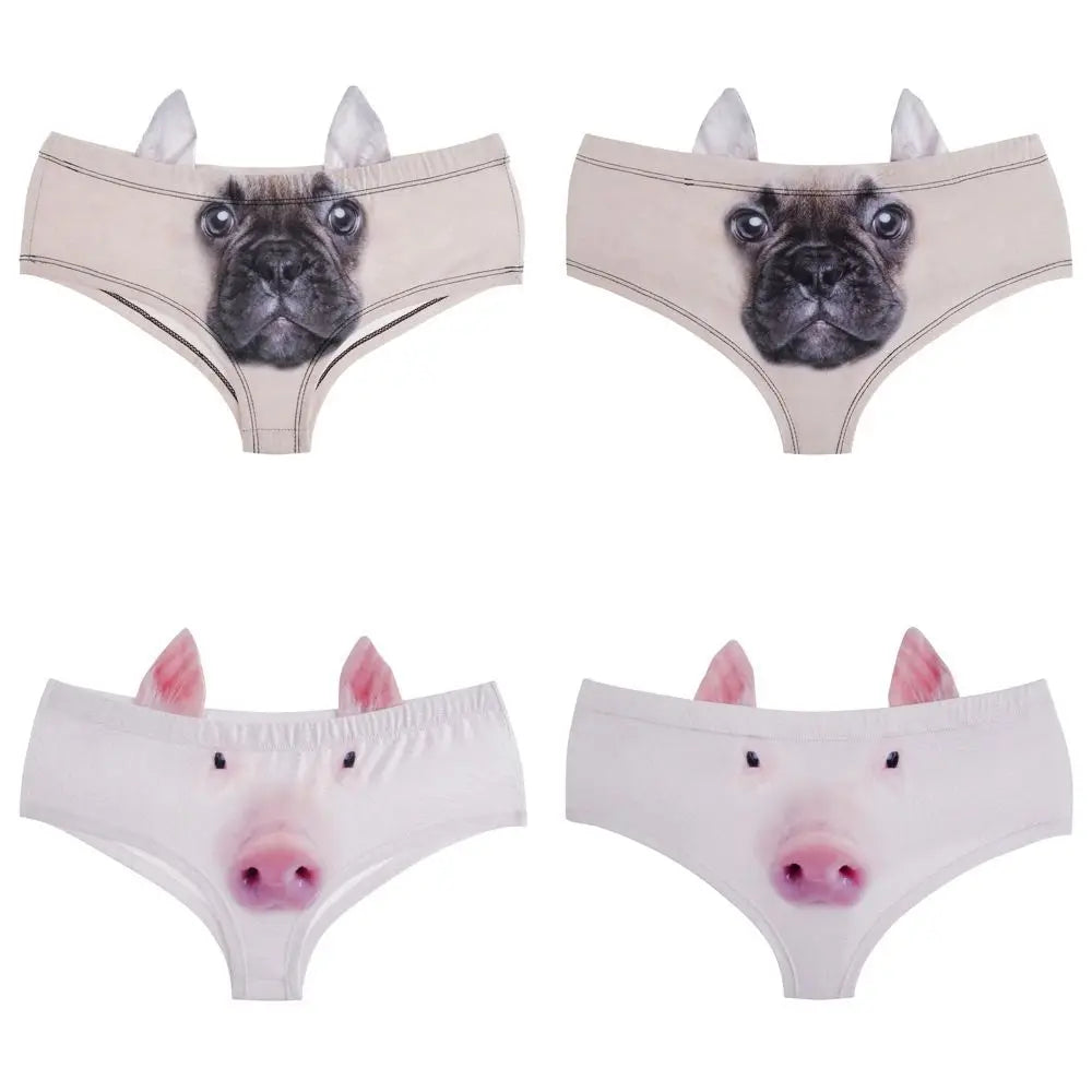 Calzones tiernos con dibujos de animales