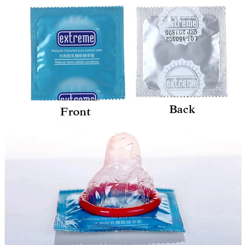 Set de 12 condones de latex lubricados